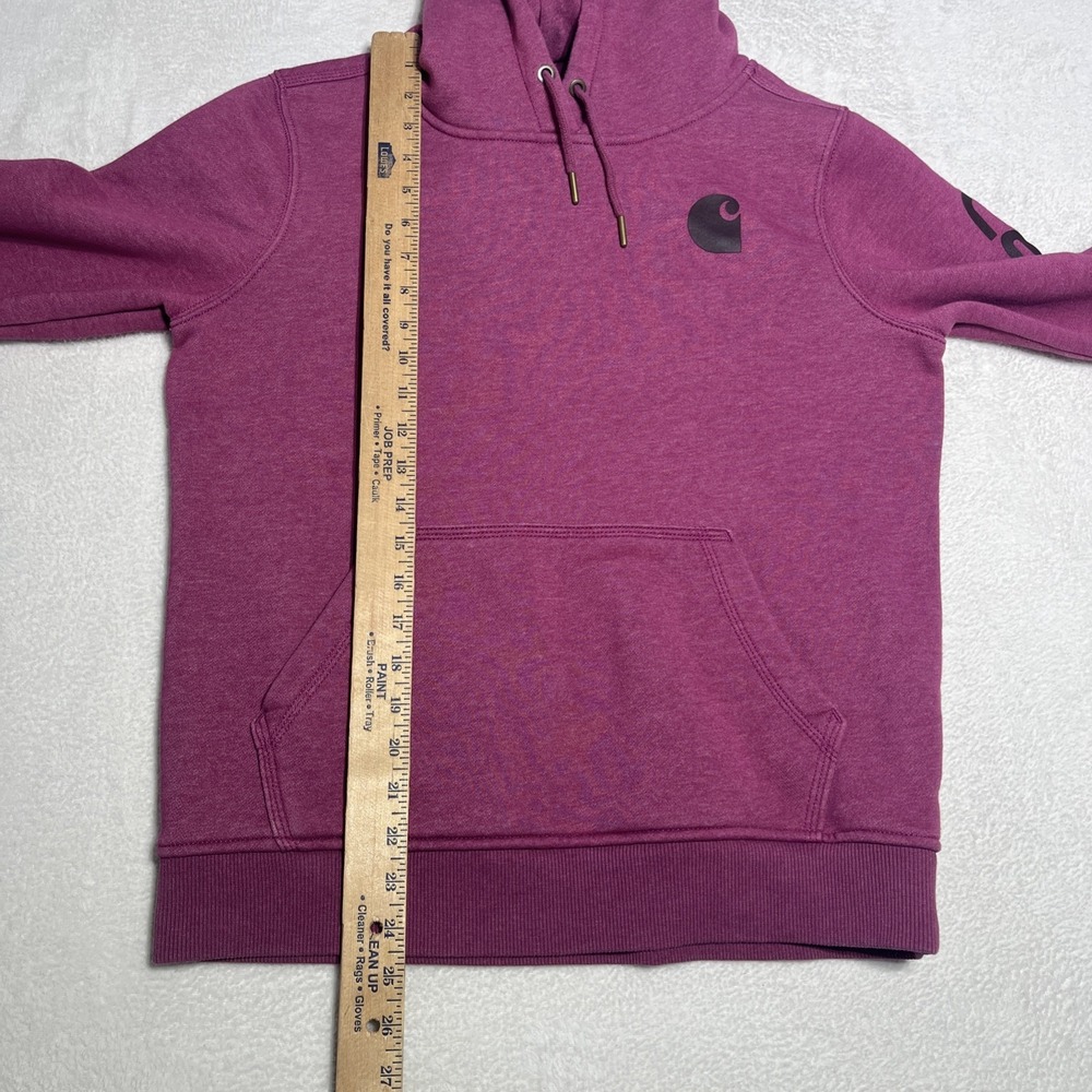 Carhartt Women's Clarksburg Graphic Sleeve Pullover Hoodie Sweatshirt Small 4-6 - Picture 7 of 8